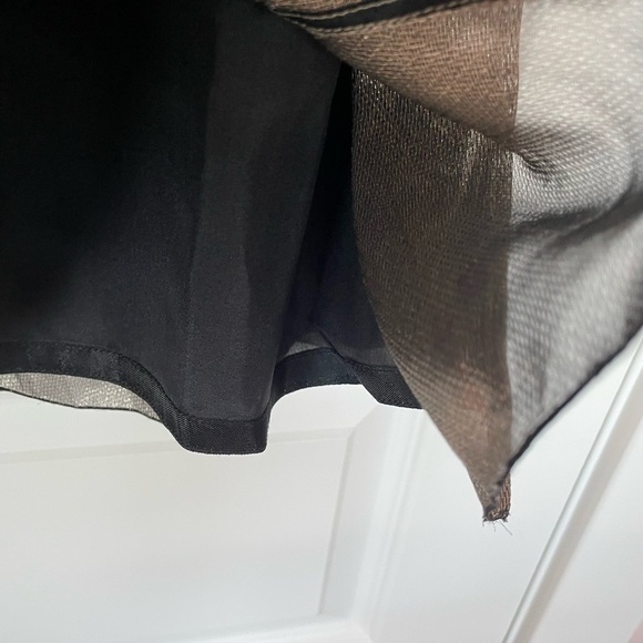 Marc Jacobs Vintage Lace Bustier and Metallic Silk Dress, Lace Straps, Size 0 - Picture 5 of 13